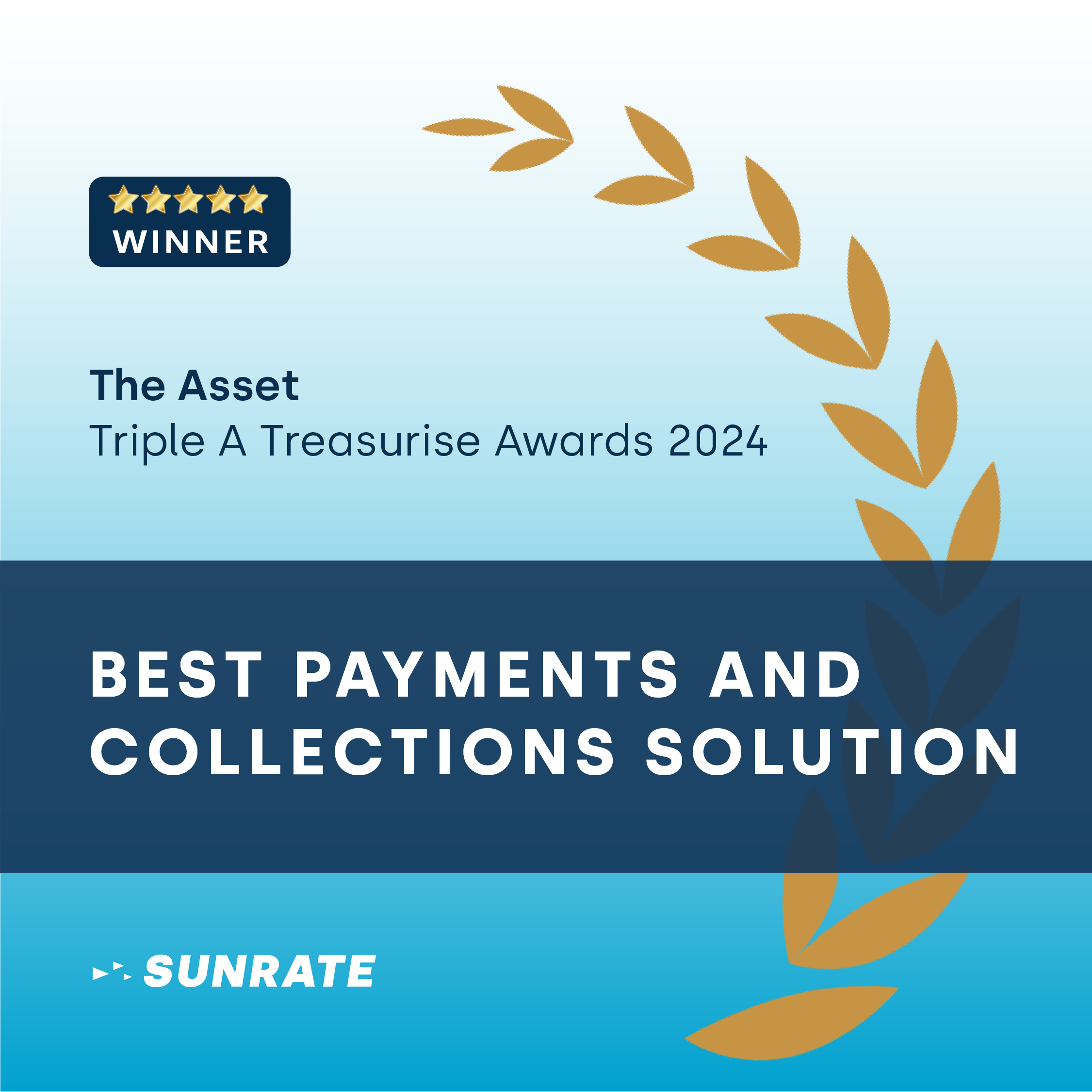 寻汇SUNRATE荣获The Asset《财资》「Best Payments and Collections Solution」奖项