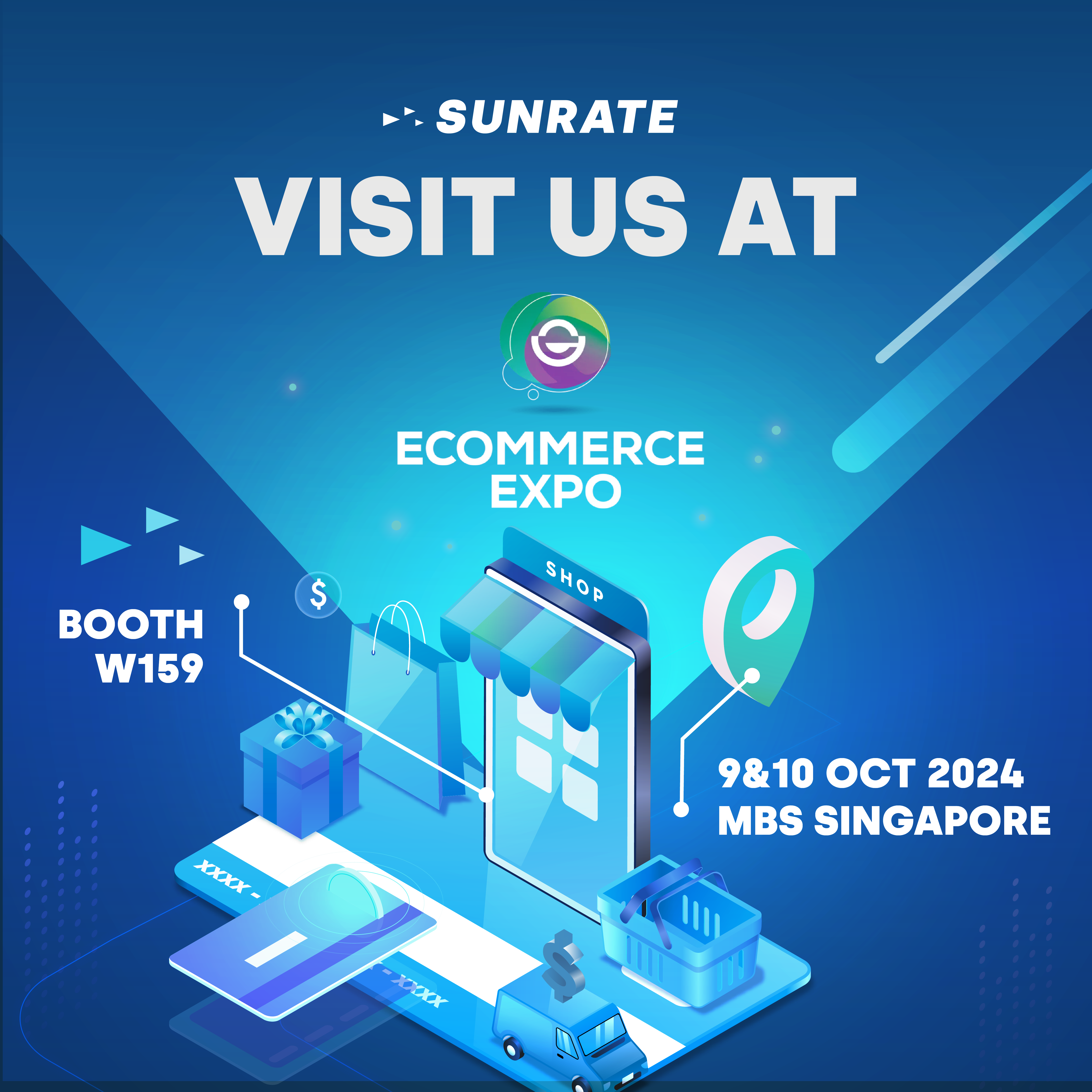 寻汇SUNRATE亮相eCommerce Expo Asia，加速亚太市场布局！